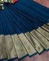 DDF 113 Plain Chiffon Party Wear Sarees Wholesale Shop In Surat